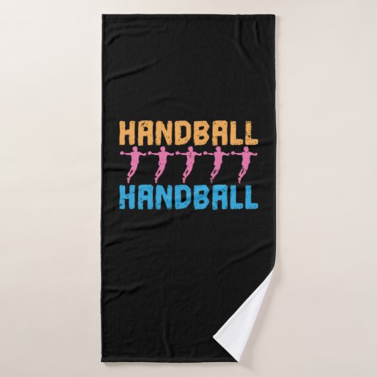 Handball ist mein Hobby バスタオル (バスタオル)