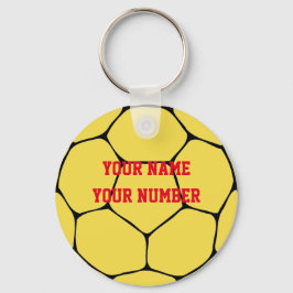 Handball Keychain Sport ID Tag Custom YOUR NAME キーホルダー