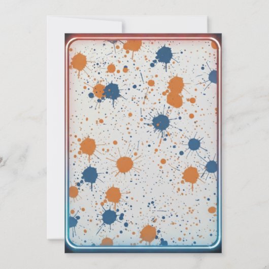 Handball Mania Birthday Invitation 招待状 (裏面)