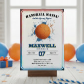 Handball Mania Birthday Invitation 招待状