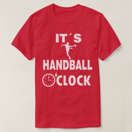 Handball oclock Jump Shot Handball Player Resin Tシャツ (デザイン正面)