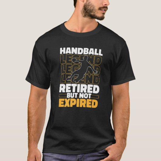 Handball Retired Sport  Handball Tシャツ (正面)