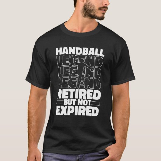 Handball Retiree Sport Handball Tシャツ (正面)
