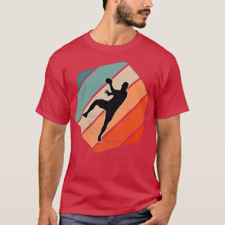 Handball sportsman outfit vintage handball player tシャツ