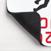 handball woman マウスパッド (コーナー)