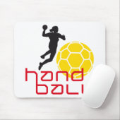 handball woman マウスパッド (マウス)