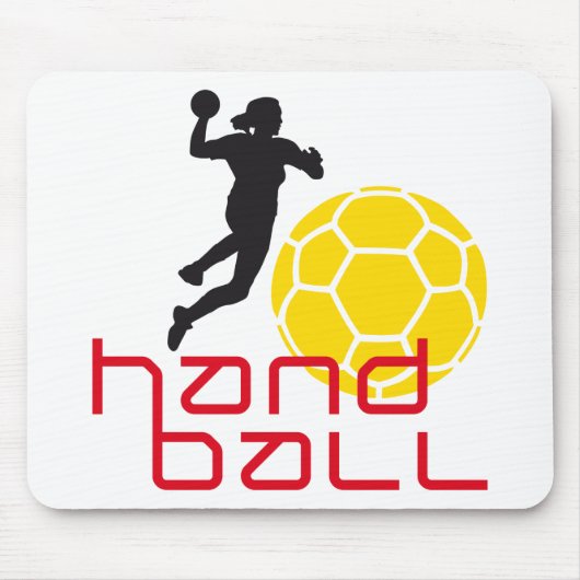 handball woman マウスパッド (正面)