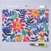 Handcrafted Folk Art-inspired Seidenpapier 薄葉紙 (クラフト)