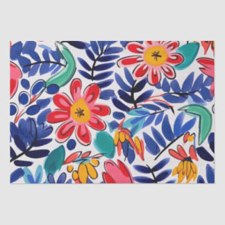 Handcrafted Folk Art-inspired Seidenpapier 薄葉紙