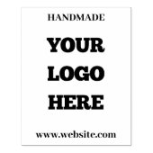 Handcrafted Shop Your Company Logo Rubber Stamp ラバースタンプ (インプリント)