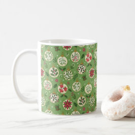 HandDrawn Christmas Ornament Coffee Mug コーヒーマグカップ