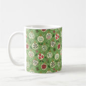 HandDrawn Christmas Ornament Coffee Mug コーヒーマグカップ (左)