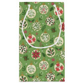 HandDrawn Christmas Ornament Gift Bag スモールペーパーバッグ (裏面)