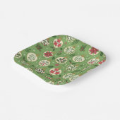 HandDrawn Christmas Ornament Paper Plates ペーパープレート (傾斜あり)