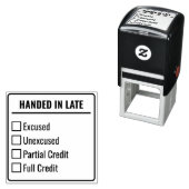 Handed In Late | Teacher Student Grading Checklist セルフインキングスタンプ (インサイチュ)