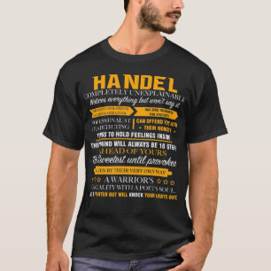 HANDELは全く説明できない Tシャツ