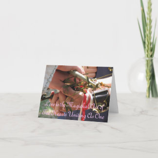 Handfastingか結婚式招待状 招待状