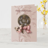 Handfastingのお祝い カード (黄色い花)