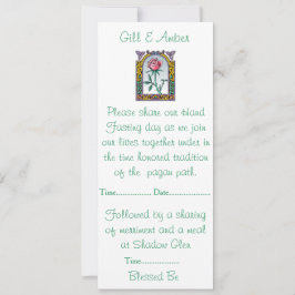 Handfastingの招待状 招待状