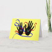 Handfastingの挨拶 カード (正面)