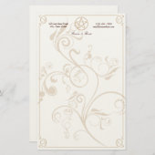 Handfastingの文房具 便箋 (正面/裏面)