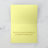 Handfastingの開くよろしいですサンキューカード サンキューカード (内部)