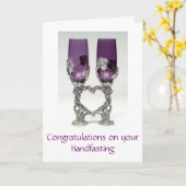 Handfastingカード カード (黄色い花)