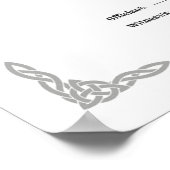 HANDFASTING証明書16X20 WICCA白異教の ポスター (角)