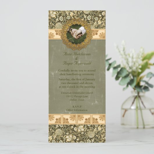 Handfasting 招待状 (スタンド正面)