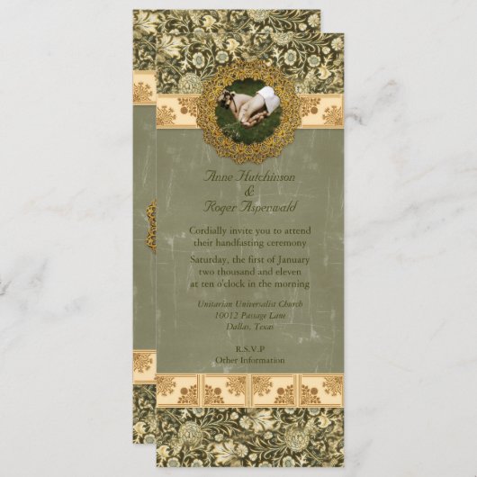 Handfasting 招待状 (正面/裏面)