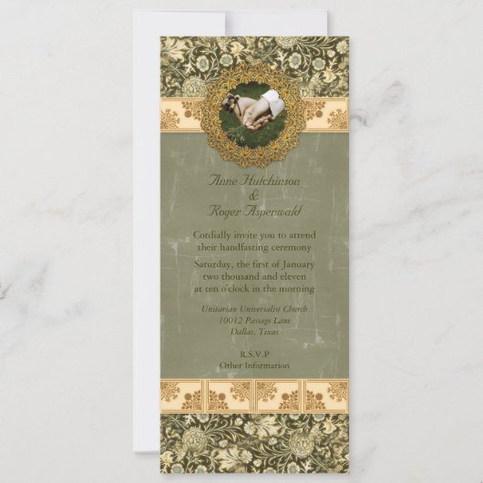 Handfasting 招待状 (正面)