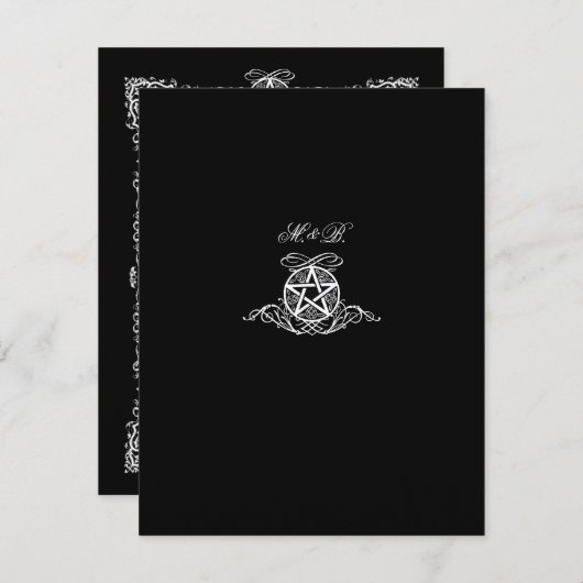 Handfasting 招待状 (正面/裏面)