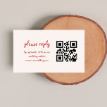 Handgezeichnete Vintage Französische Rote Hochzeit エンクロージャーカード<br><div class="desc">Eine handgezeichnete,  vintage-französisch inspirierte schwarze Umhüllungskarte mit skurrilen und eleganten Schriften. Ideal,  um Ihren Hochzeitsstationen zeitlosen Charme zu verleihen!</div>