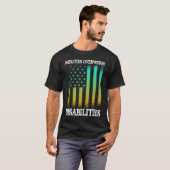 Handicap Humor Disabled Survivor Warrior  2 Tシャツ (正面フル)