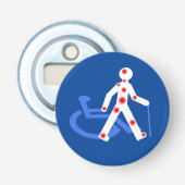 Handicap invisible / Visible 栓抜き (正面)