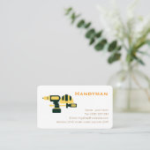 handiman services editable   business card 名刺 (スタンド正面)