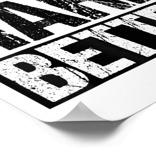 Handle Hard Better Motivational Sitivity Message  ポスター (角)