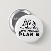 Handle Plan B引用文 缶バッジ (正面&裏面)