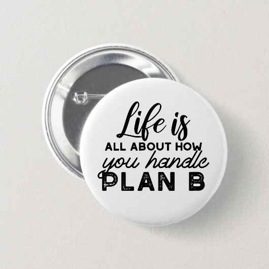 Handle Plan B引用文 缶バッジ (正面&裏面)