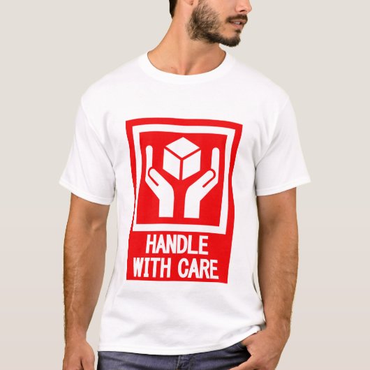 HANDLE_WITH_気に Tシャツ (正面)