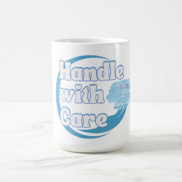 Handle With Care – Belongs to 'Name' Personalized コーヒーマグカップ