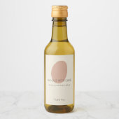 Handle With Care Terracotta Artisan Custom Label  ワインラベル (正面)