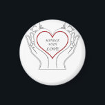 Handle With Love マグネット<br><div class="desc">Show your love and care with this "Handle With Love" t-shirt — the perfect gift for someone special or a thoughtful reminder for yourself. Made with soft, breathable fabric, this shirt is designed to keep you comfortable while spreading a message of kindness, warmth, and affection. Whether you're gifting it to...</div>