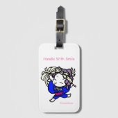 Handle With Smile Khabully Mouse ラゲッジタグ (正面縦)