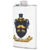 Handlebar Moustache Gentleman's Flask フラスク (左)