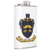 Handlebar Moustache Gentleman's Flask フラスク (右)