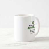 Handled by Agentic AI Funny Tech Coffee Mug コーヒーマグカップ (正面右)