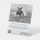 Händlerposter 台座サイン (正面)