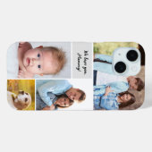 Handlettering We love you Mommy Photo collage Case-Mate iPhoneケース (裏面 (横))