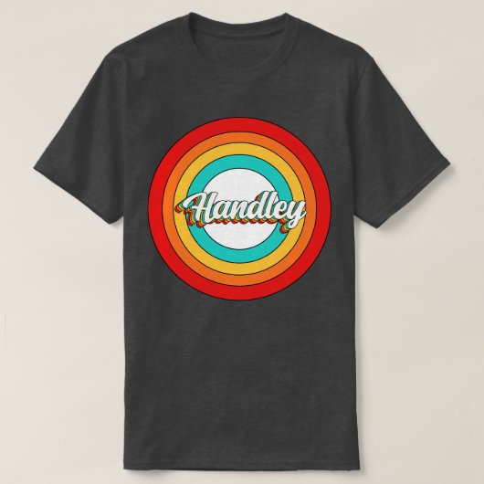 Handley Name ShirtヴィンテージHandley Circle Tシャツ (デザイン正面)